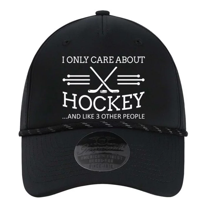 I Only Care About Hockey Gifts Idea For Sport Hockey Performance The Dyno Cap