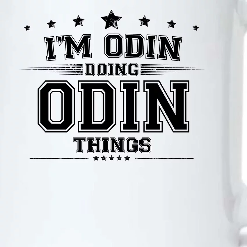 Im Odin Doing Odin Things Black Color Changing Mug