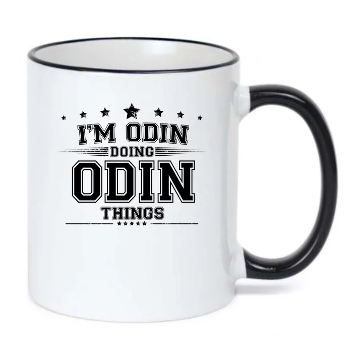 Im Odin Doing Odin Things Black Color Changing Mug