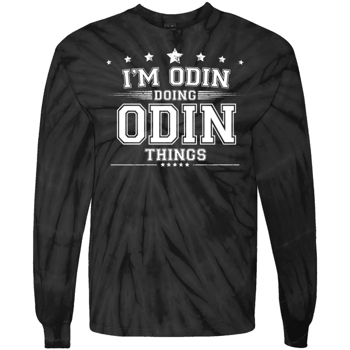 Im Odin Doing Odin Things Tie-Dye Long Sleeve Shirt