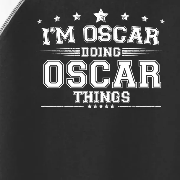 Im Oscar Doing Oscar Things Toddler Fine Jersey T-Shirt