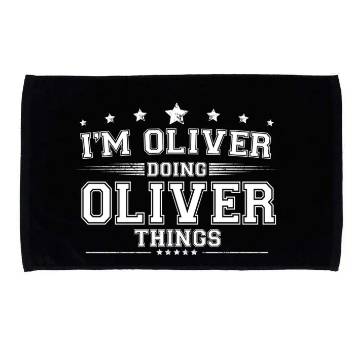 Im Oliver Doing Oliver Things Microfiber Hand Towel