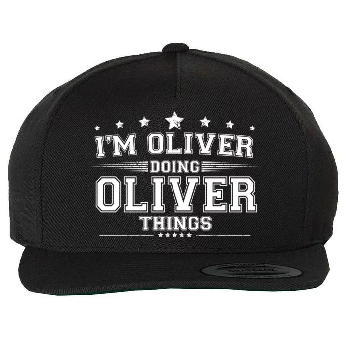 Im Oliver Doing Oliver Things Wool Snapback Cap