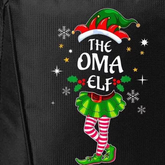 Im Oma Elf Cute Family Christmas Matching City Backpack