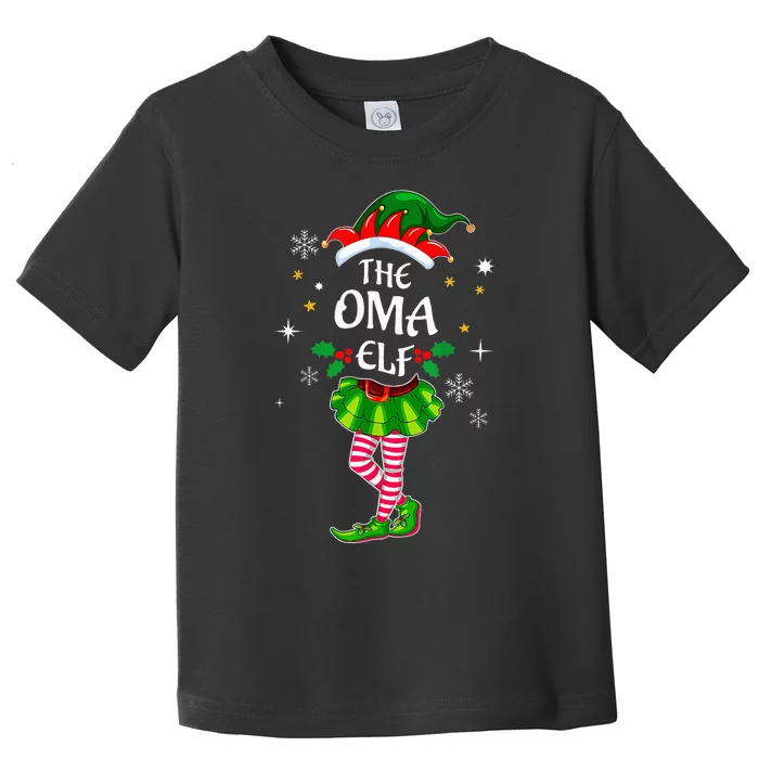 Im Oma Elf Cute Family Christmas Matching Toddler T-Shirt