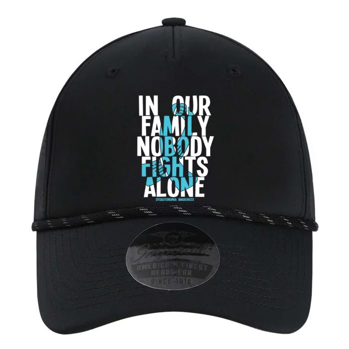 In Our Family Nobody Fights Alone Dysautonomia Awareness Gift Performance The Dyno Cap