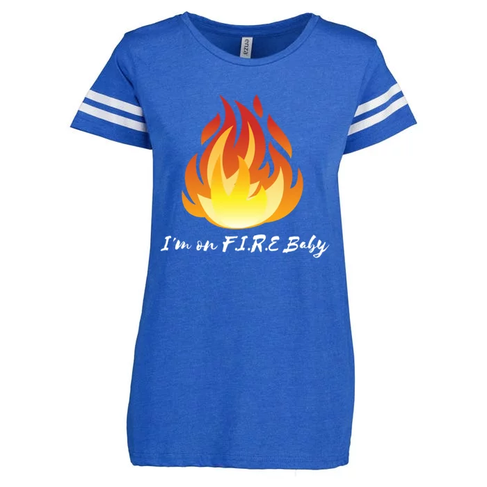 Im On Fire Financial Freedom Gift Enza Ladies Jersey Football T-Shirt