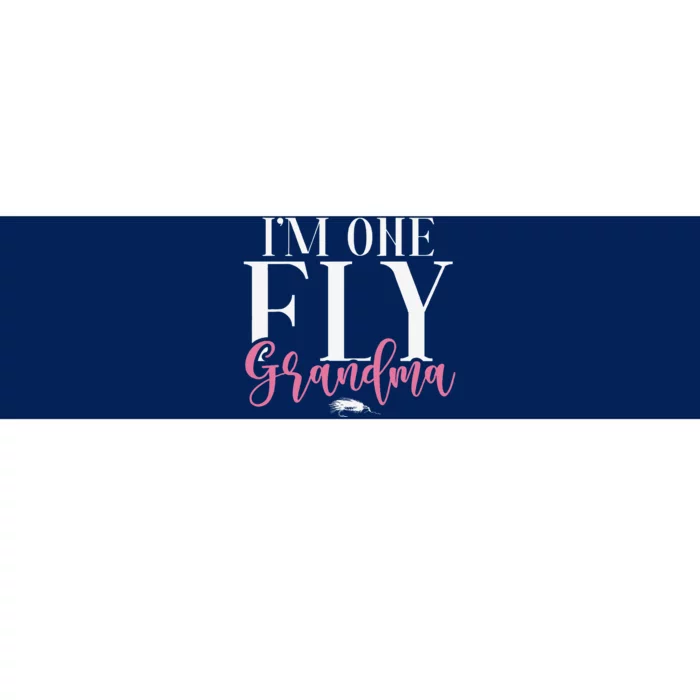 Im One Fly Grandma Fly Fishing Grandma Bumper Sticker