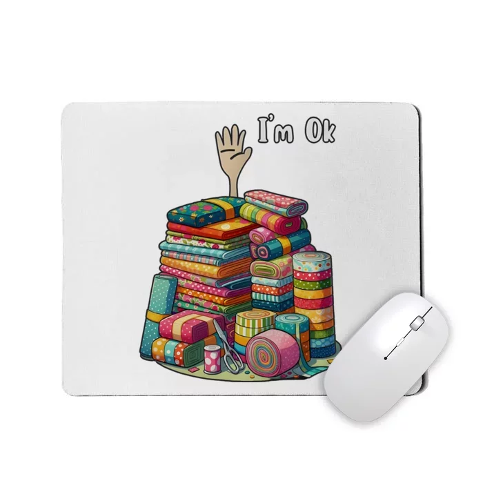 IM Okay Funny Quilting Mousepad