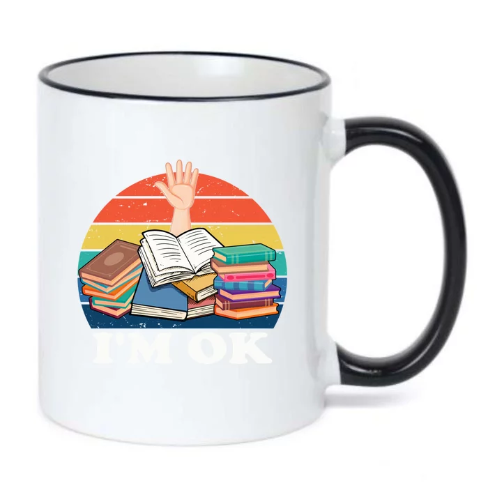 Im Ok Funny Reading Book Lover Gift Black Color Changing Mug