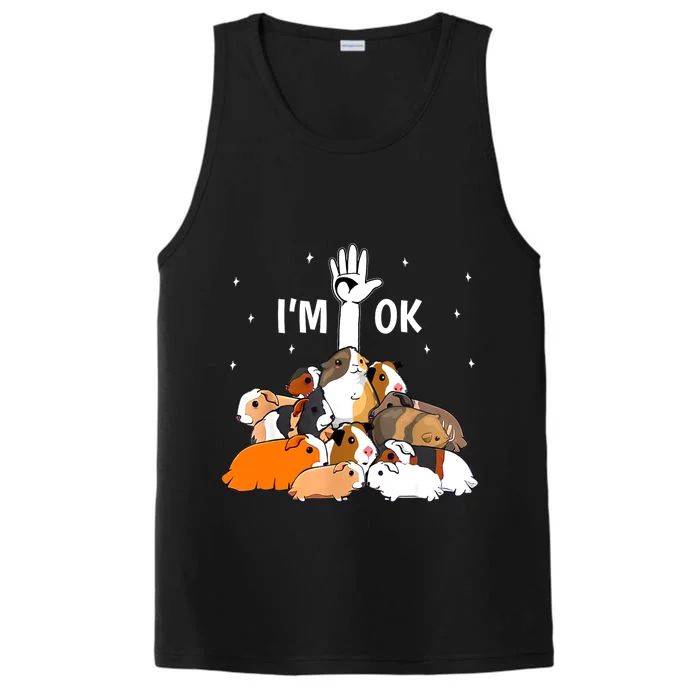 I’m Ok Funny Guinea Pigs Lover Performance Tank