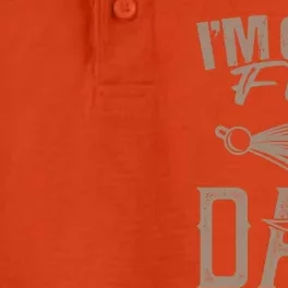 IM One Fly Dad Fly Fishing Saying Angler Fishing Dad Gift Dry Zone Grid Performance Polo