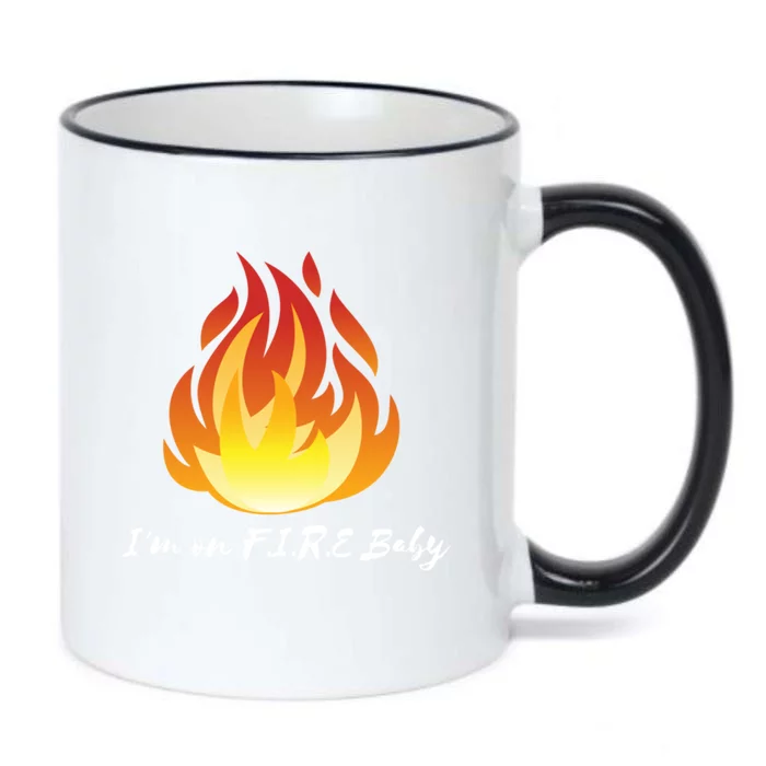 Im On Fire Financial Freedom Gift Black Color Changing Mug