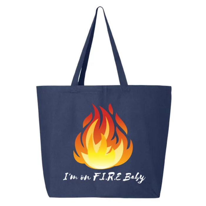 Im On Fire Financial Freedom Gift 25L Jumbo Tote