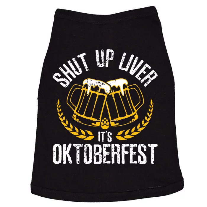 Its Oktoberfest Funny German Beer Drinking Doggie Tank