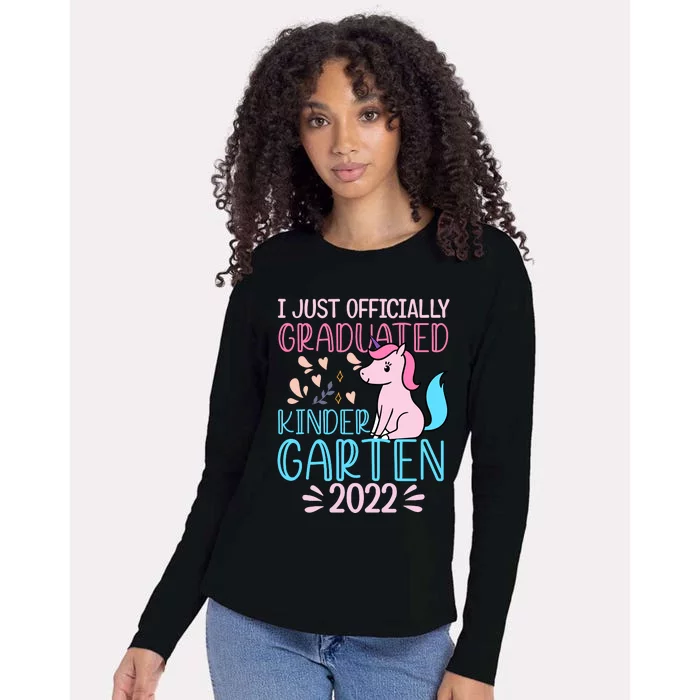 I Officially Graduated Kindergarten Womens Cotton Relaxed Long Sleeve T-Shirt