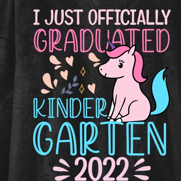 I Officially Graduated Kindergarten Hooded Wearable Blanket