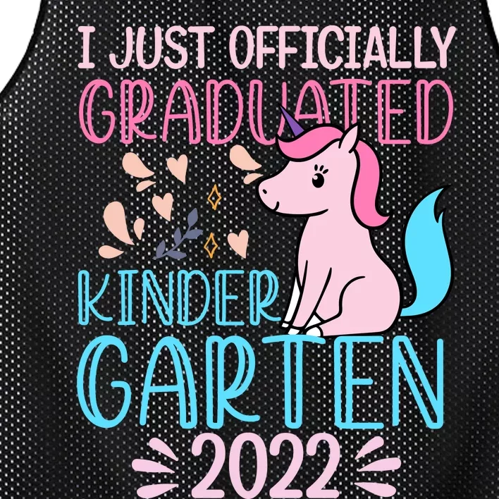 I Officially Graduated Kindergarten Mesh Reversible Basketball Jersey Tank