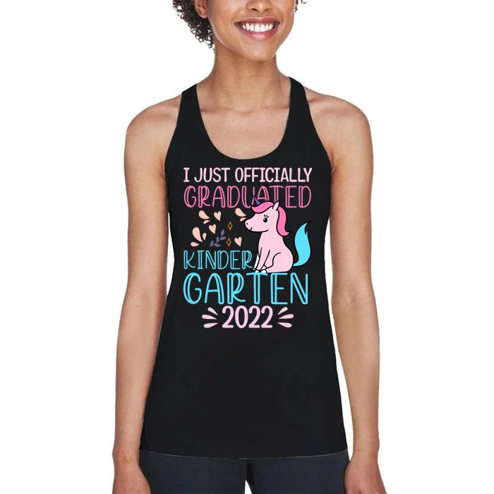 I Officially Graduated Kindergarten Women's Racerback Tank