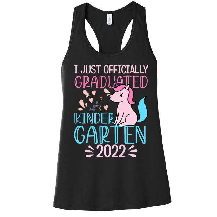 I Officially Graduated Kindergarten Women's Racerback Tank