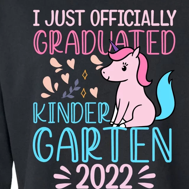 I Officially Graduated Kindergarten Cropped Pullover Crew