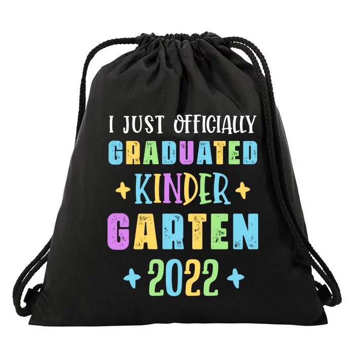 I Officially Graduated Kindergarten Drawstring Bag