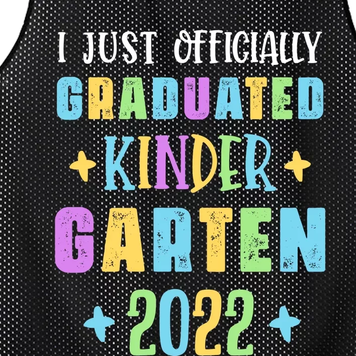 I Officially Graduated Kindergarten Mesh Reversible Basketball Jersey Tank