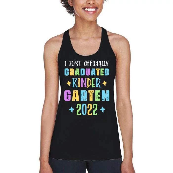 I Officially Graduated Kindergarten Women's Racerback Tank