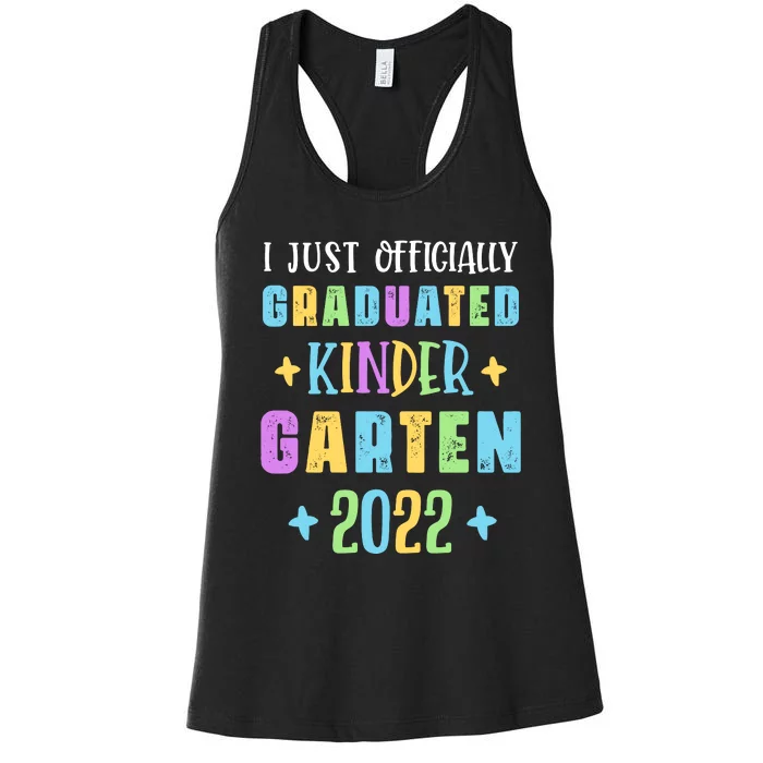 I Officially Graduated Kindergarten Women's Racerback Tank