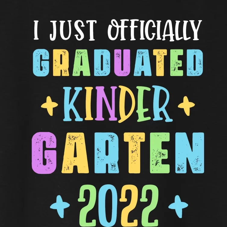 I Officially Graduated Kindergarten Women's Crop Top Tee