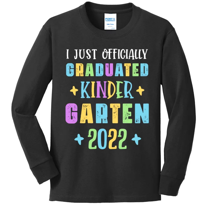 I Officially Graduated Kindergarten Kids Long Sleeve Shirt