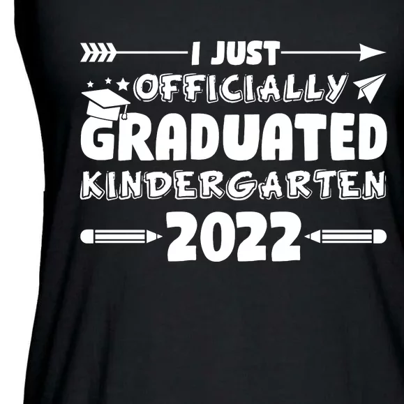 I Officially Graduated Kindergarten Ladies Essential Flowy Tank