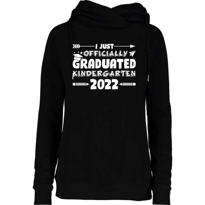 I Officially Graduated Kindergarten Womens Funnel Neck Pullover Hood