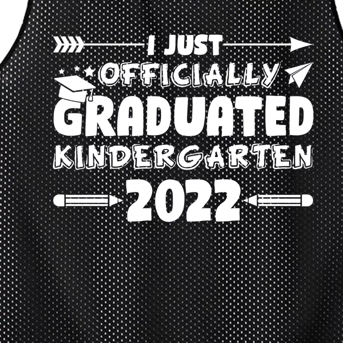 I Officially Graduated Kindergarten Mesh Reversible Basketball Jersey Tank