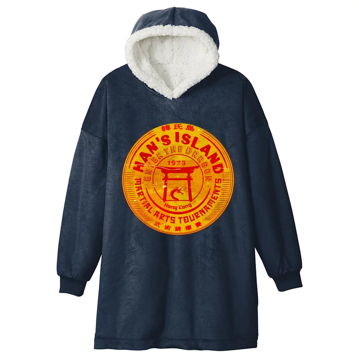 Island Of Han Martial Arts Tournament Hooded Wearable Blanket