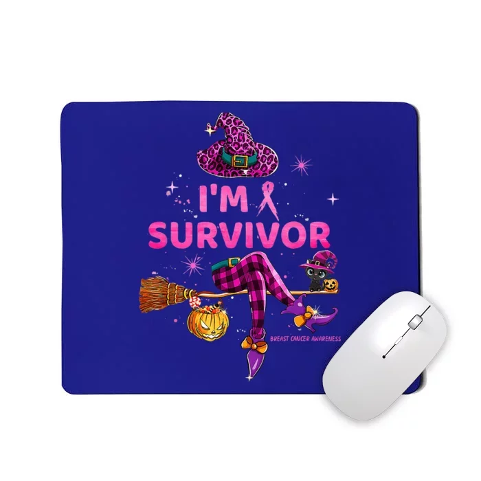 In October IM Survivor We Wear Pink Breast Cancer Mousepad