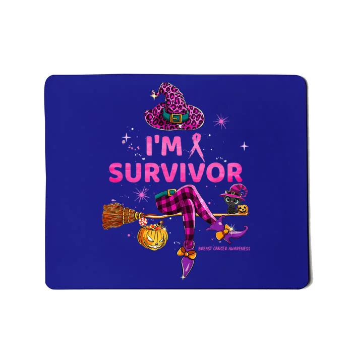 In October IM Survivor We Wear Pink Breast Cancer Mousepad