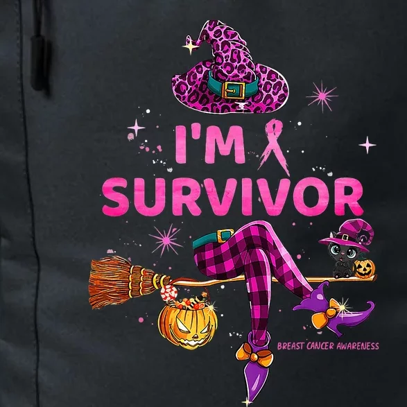 In October IM Survivor We Wear Pink Breast Cancer Daily Commute Backpack