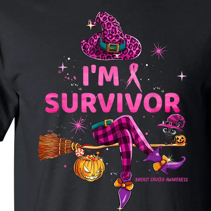 In October IM Survivor We Wear Pink Breast Cancer Tall T-Shirt