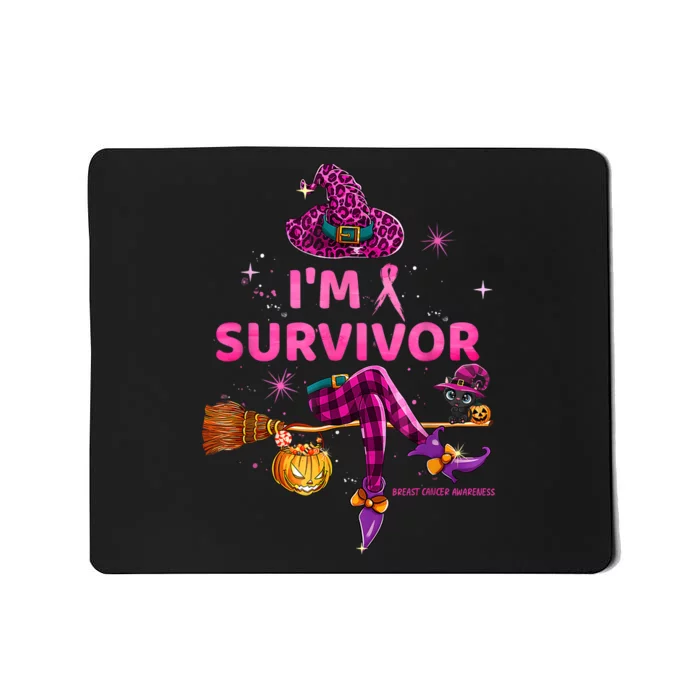 In October IM Survivor We Wear Pink Breast Cancer Mousepad