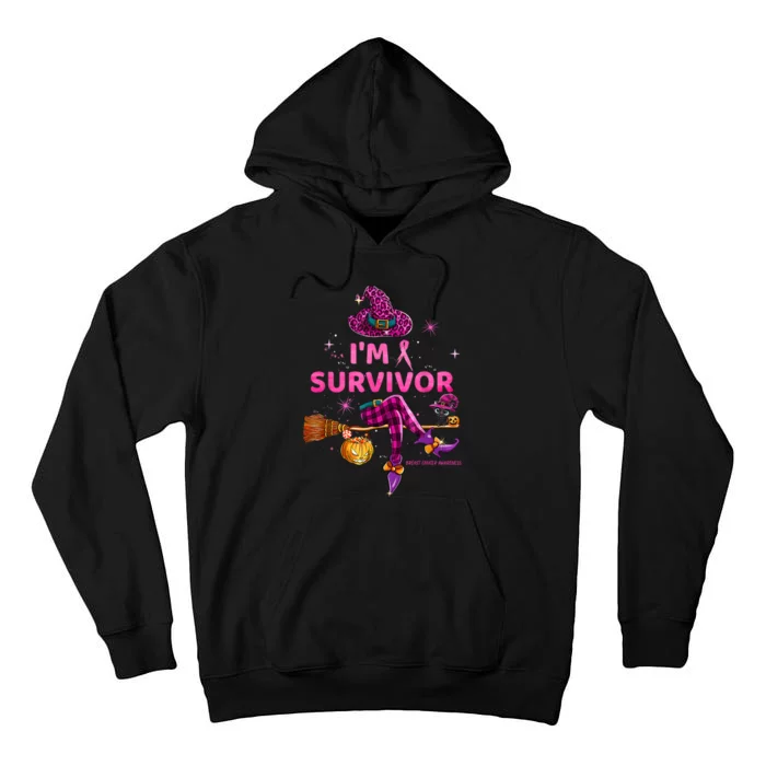 In October IM Survivor We Wear Pink Breast Cancer Tall Hoodie