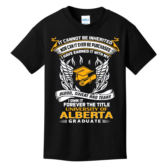 I Own It Forever The Title University Of Alberta Graduate Kids T-Shirt