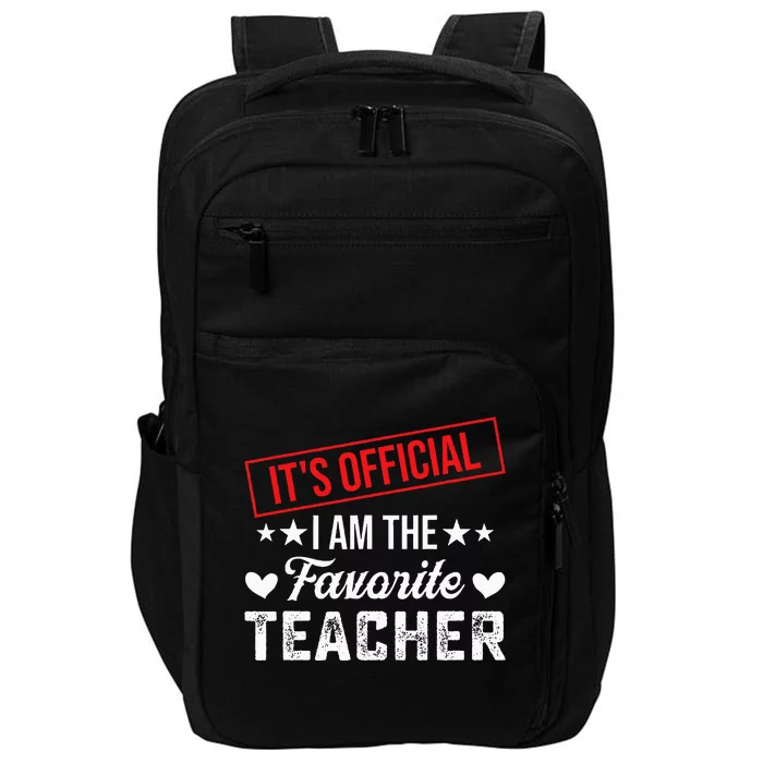 It's O.fficial I'm The Favorite Teacher Impact Tech Backpack