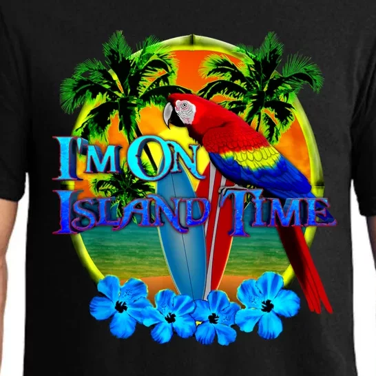 Im On Island Time Tropical Beach Pajama Set