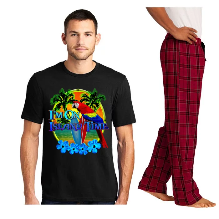 Im On Island Time Tropical Beach Pajama Set