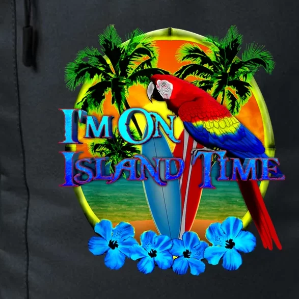 Im On Island Time Tropical Beach Daily Commute Backpack