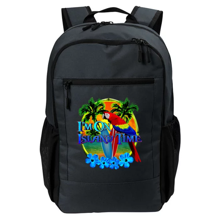 Im On Island Time Tropical Beach Daily Commute Backpack