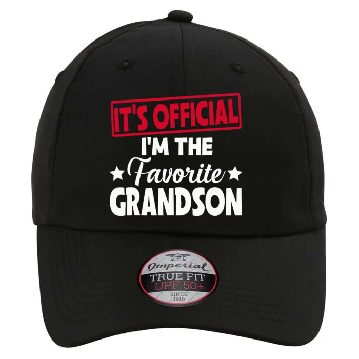 It's O.fficial I'm The Favorite Grandson Funny The Original Performance Cap