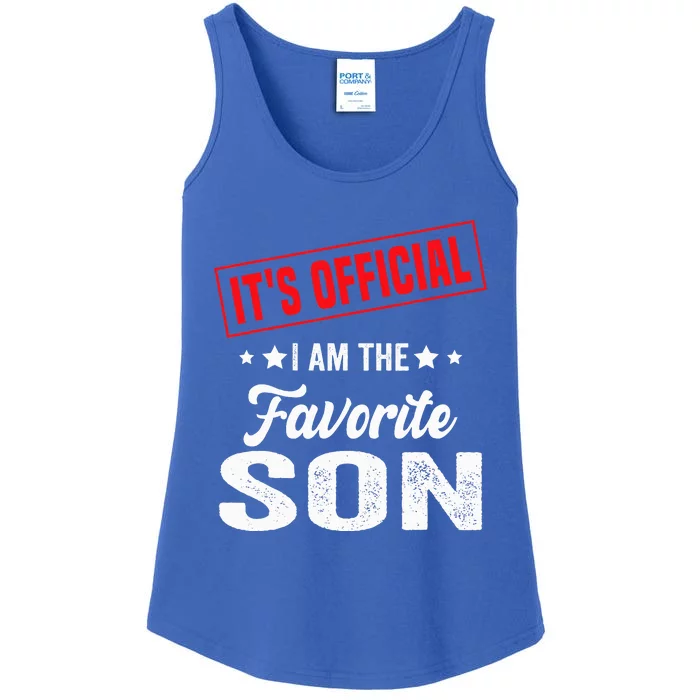 It's Official I'm The Favorite Son Ladies Essential Tank