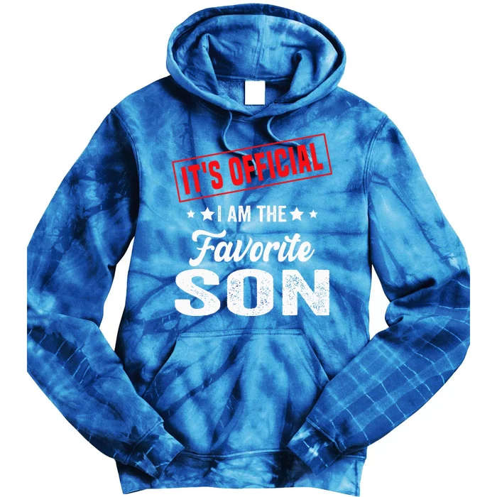 It's Official I'm The Favorite Son Tie Dye Hoodie